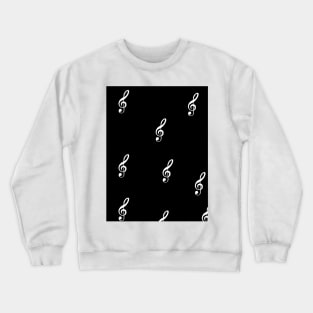 Black and white pattern Crewneck Sweatshirt